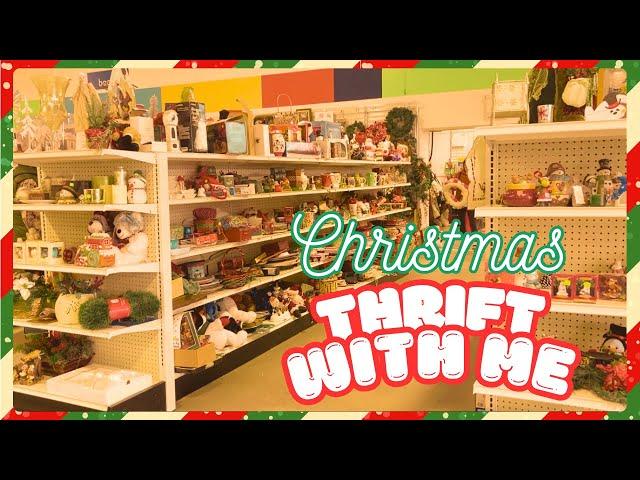 VINTAGE CHRISTMAS THRIFT WITH ME | SALVATION ARMY THRIFT STORE