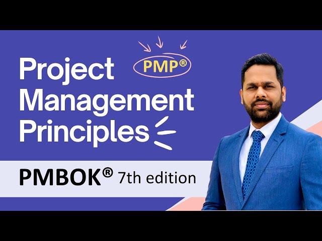 Principles of Project Management I PMBOK® 7th edition I PMP® exam preparation videos