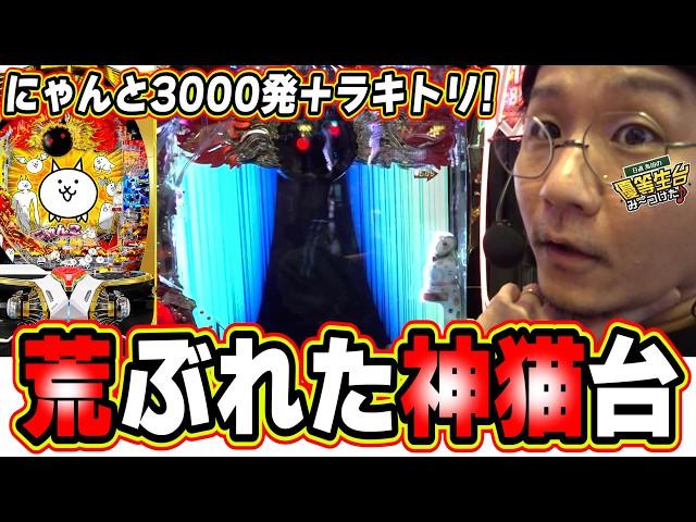 【新台最速】1/155で当るのに荒神猫台にゃーーーーー！！【Pにゃんこ大戦争 多様性のネコ】【日直島田の優等生台み〜つけた】[パチンコ][スロット]#日直島田