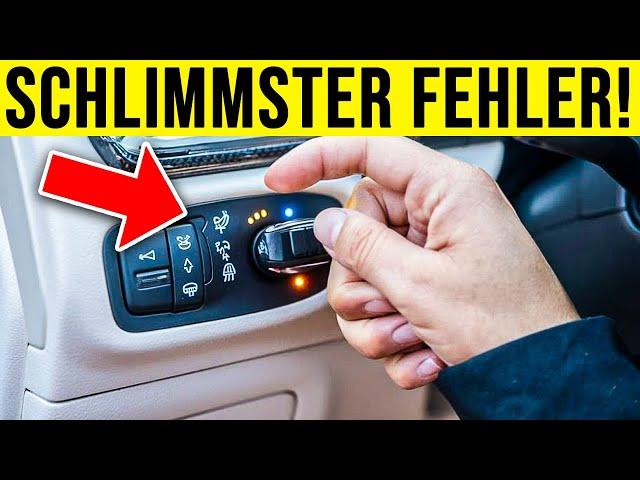 10 Dinge, die nur DUMME Leute mit ihrem Auto machen – Mach diesen Fehler nicht!