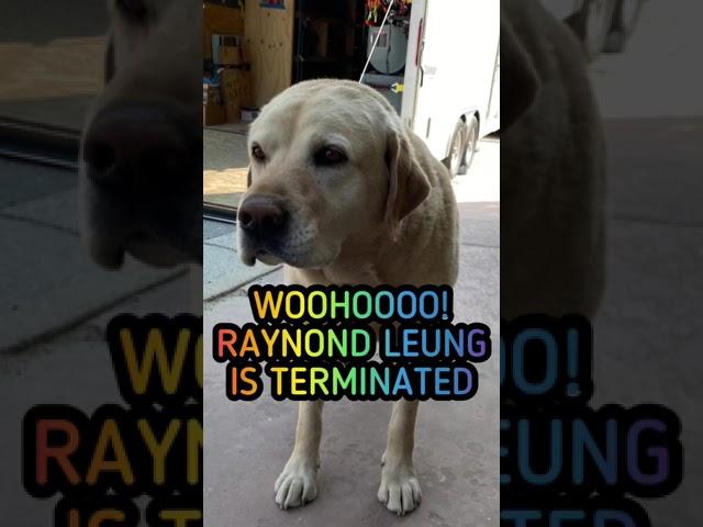 RAYMOND LEUNG IS TERMINATED! WOOHOOOOOOO!