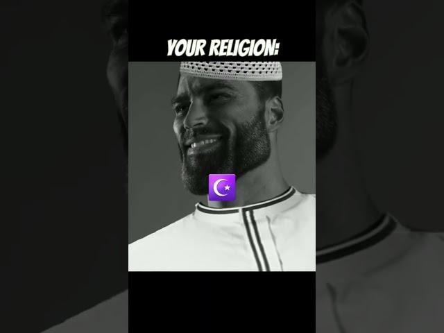 Giga chad rating Your religion #gigachad #memes #edit #shorts #viral