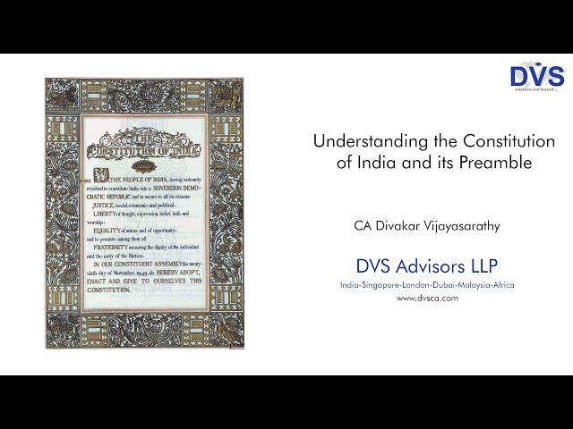 Understanding the Constitution of India and its Preamble
