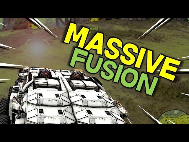 Quad Harvester Dual Spark Massive Fusion Build -- Crossout