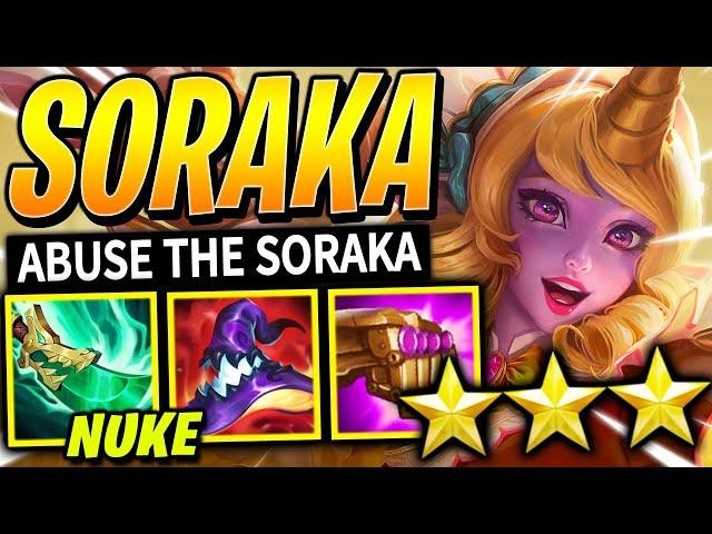 ABUSE SORAKA for FREE WINS in TFT SET 12! - RANKED Best Comps | TFT Patch 14.20B | Teamfight Tactics