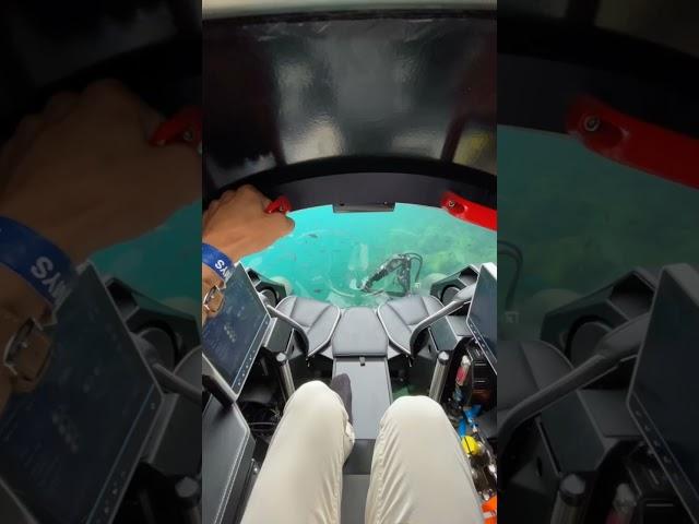 $2.5MILPrivate SUBMARINE | 3 people & 300 meters deep  #shorts