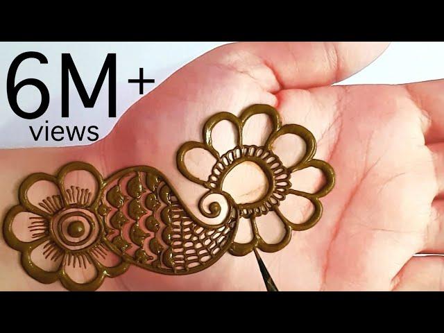 Easy Simple Special Stylish Mehndi Design| Mehandi design for front hands| आसान मेंहदी डिजाइन