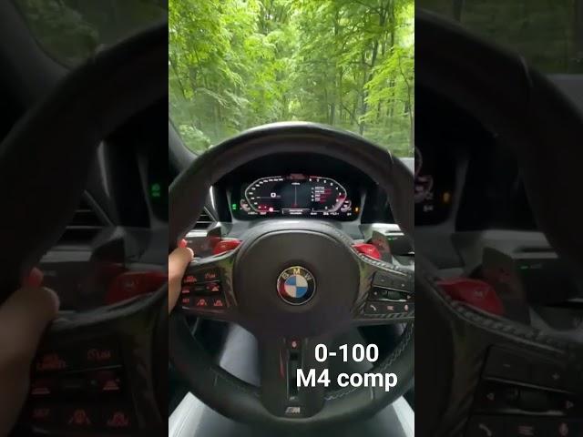 Bmw m4 comp 510hp 0-100 pov acceleration