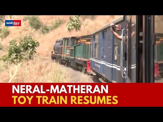 Good news for tourists as iconic Matheran-Neral mini toy train resumes after a break