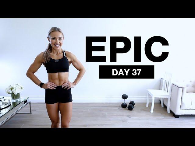 Day 37 of EPIC | Dumbbell Lower Body Workout [BULGARIAN LUNGES]