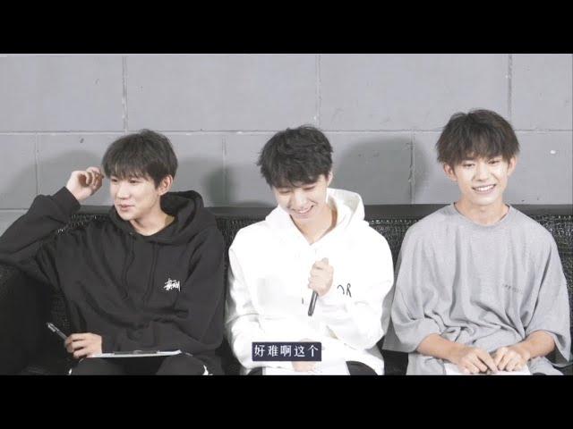 【TFBOYS 王俊凱】TFBOYS六歲的第一天 小黑屋特別企劃上線 猜歌 接龍 默契大考驗 最後還做了個蛋糕 【Karry Wang Junkai】