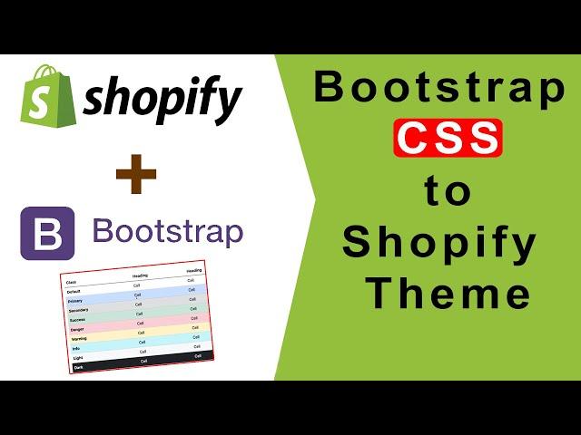 How to Add Bootstrap in Shopify Website