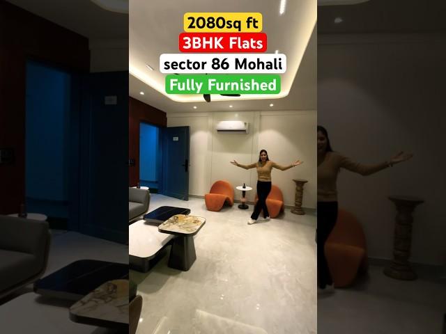 3BHK Luxurious Flats in Mohali sector 86 Ready to shift S+12 Towers Gated society, With facilities