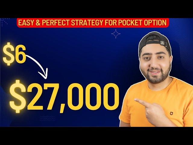  $6 to $27,121  POCKET OPTION Live trade PERFECT & EASY STRATEGY FOR #pocketoption #binaryoptions