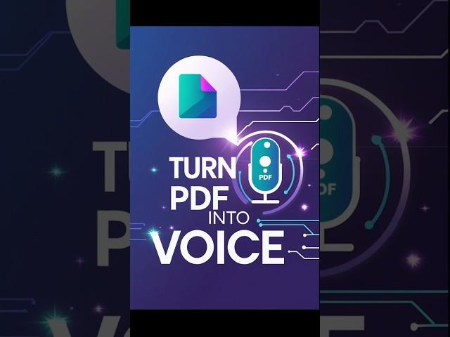 Turn Any PDF Into a Voice Tutor – This AI Tool is Insane!