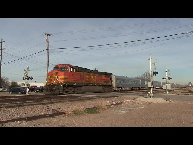 BNSF OFFICE CAR SPECIAL WITH 19 CARS // Trinity Rail Productions