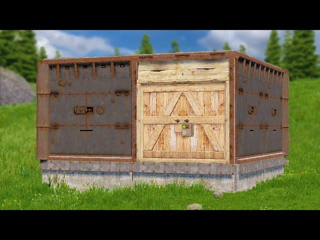 their armored base had a wooden door...