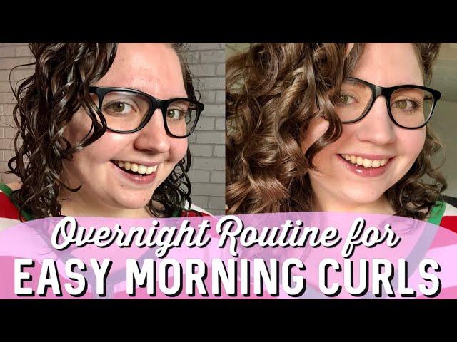 Do THIS for Perfect Morning Hair! Sleeping in the Crunch/Cast | CURLY GIRL METHOD