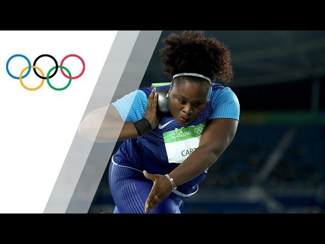 USA's Carter out-throws for Shot Put gold