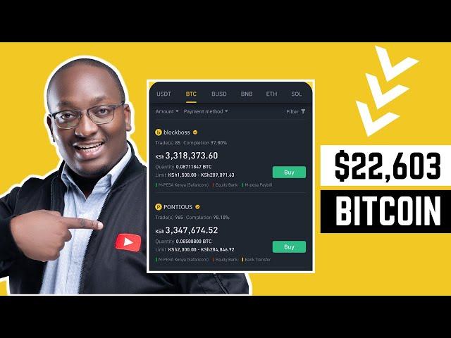 How to buy your first Bitcoin on @BinanceYoutube  using MPESA