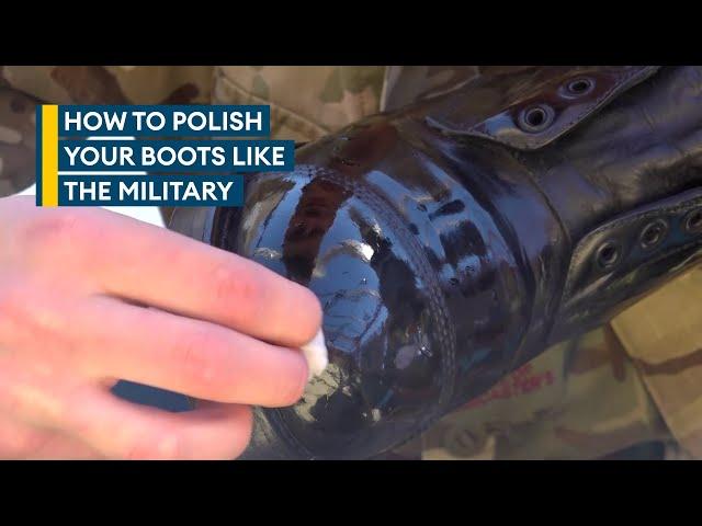 Bull your boots: The art of polishing for a military shine