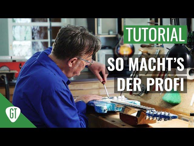 E-Gitarre RICHTIG einstellen | So macht's der Profi | GitarrenTunes zu Gast beim GuitarDoc