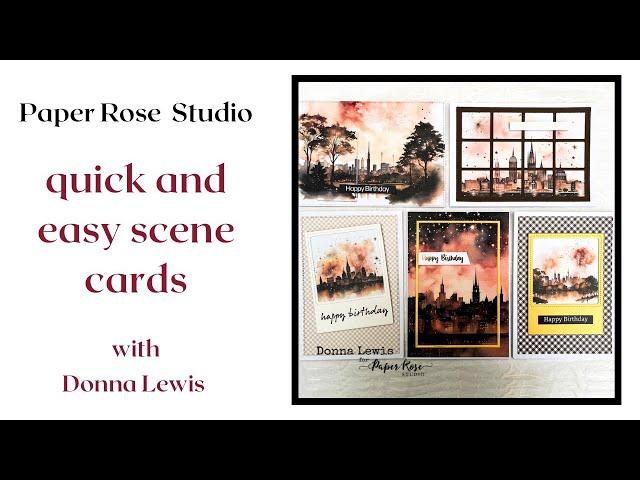 Paper Rose Studio | Teddy Celebrates cards - super quick and easy