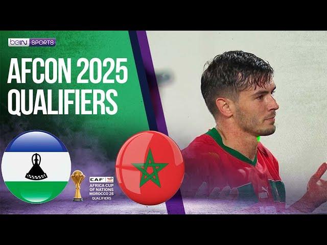 Lesotho (LES) vs Morocco (MAR) | AFCON 2025 Qualifiers HIGHLIGHTS | 09/09/24 | beIN SPORTS USA