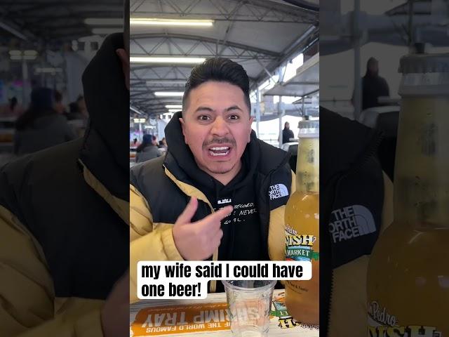 she said I could have one beer! #funny #comedy #couple #couples