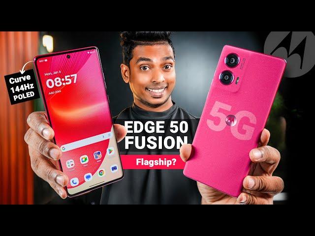 Motorola Edge 50 Fusion Unboxing & First Look Sinhala144Hz pOLED, SD 7s Gen 2, IP68