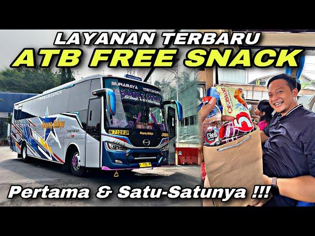 Layanan Baru ATB FREE SNACK Pertama & Satu Satunya ️| trip Sugeng Rahayu W 7129 UP “ Kacang Atom “