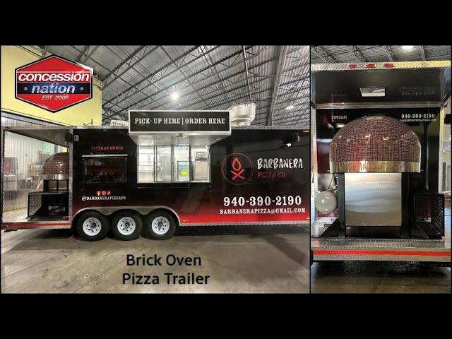 8x26 Brick Oven Pizza Trailer | Barbanera | Concession Nation