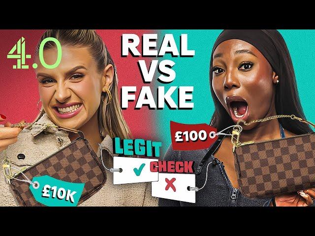 Spot The Fake! £100 vs £10,000 Designer Bag! | Legit Check | @channel4.0