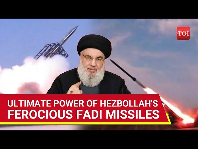 4 Attacks In 120 Mins: Hezbollah's Unbeatable Fadi Missile Arsenal | Why Israel Should Be Worried