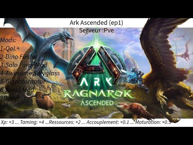 Ark Ascended Ragnarok (ep1) Début de l'aventure