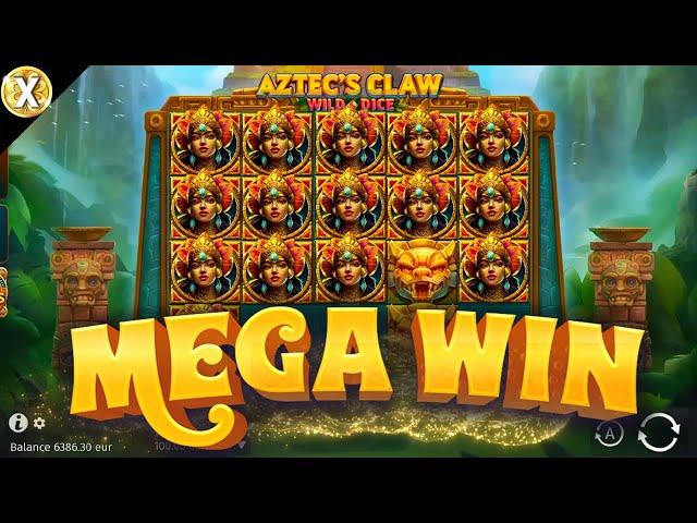 EPIC Big WIN New Online Slot  Aztec’s Claw Wild Dice  BGaming (Casino Supplier)