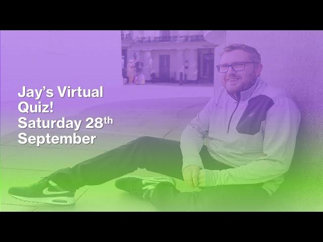 Virtual Pub Quiz, Saturday 28th September