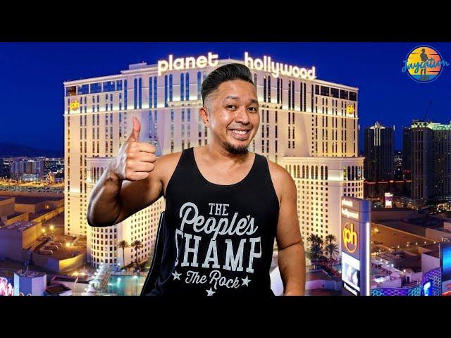 Staying in the CHEAPEST Room at PLANET HOLLYWOOD Las Vegas in 2024!