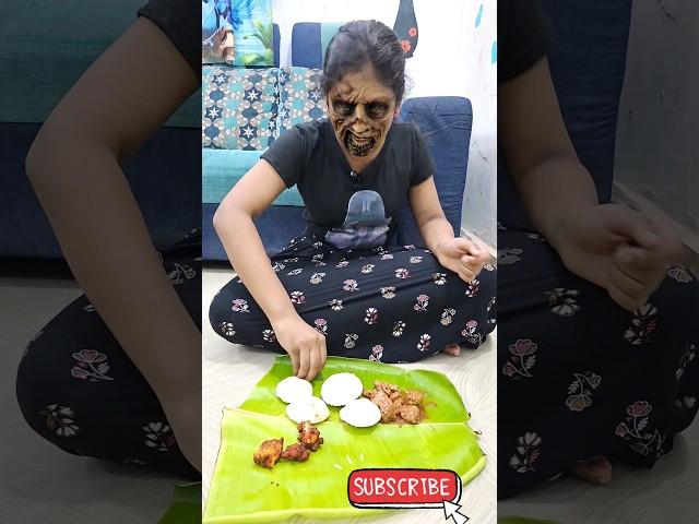 zombie eaten my dinner  | #trending #comedy #Shorts | Sarala Monika