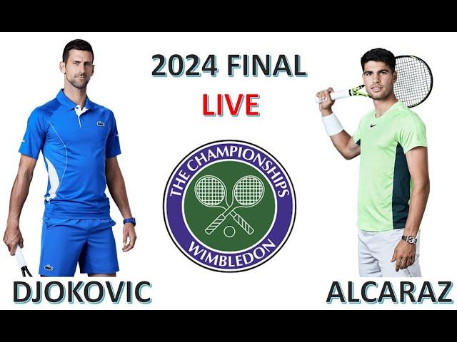 Carlos Alcaraz vs Novak Djokovic - Wimbledon 2024 Final - LIVE