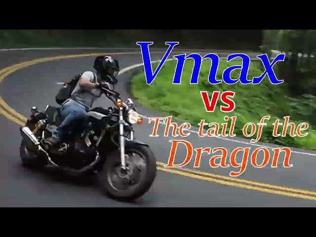 Vmax vs The Tail of the Dragon! Riding the widowmaker on the widowmaker! Vmax 1200 review!