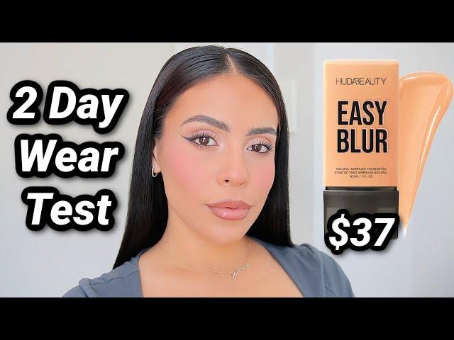 Huda Beauty Easy Blur Foundation: 2 Day Wear Test