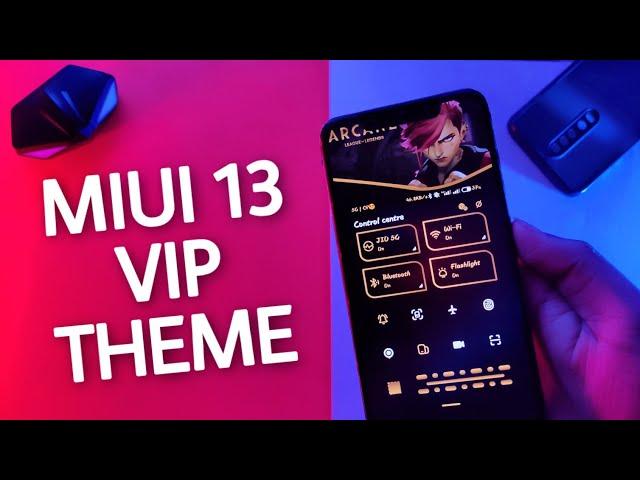 MIUI 13 VIP Theme New Dark Control Center Theme For Any Xiaomi Device's | Miui 12.5 Theme