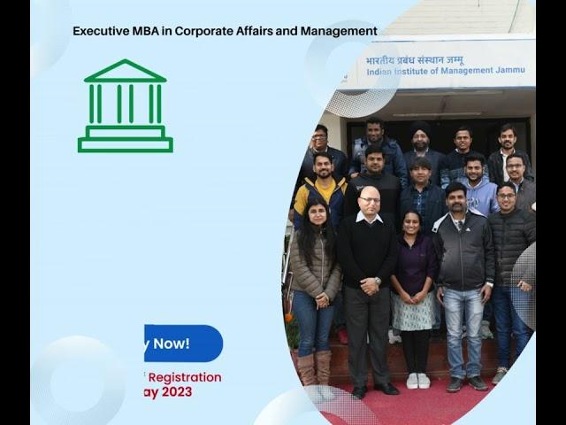 Executive MBA in Corporate Affairs and Management