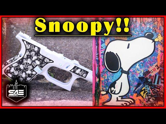Snoopy Glock engraving
