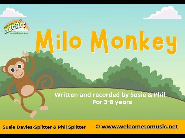 Milo Monkey –  literacy song for kids exploring the letter 'M' by Susie & Phil