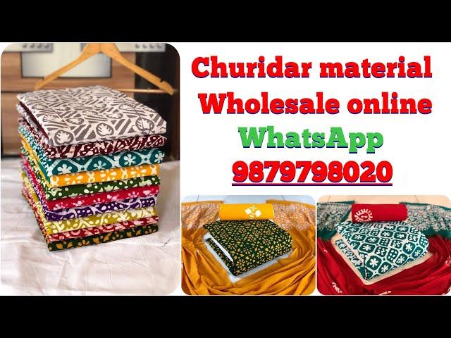 cotton Churidar dress material  cotton dress materials with price  wholesale Dress material