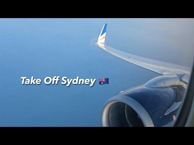 REX Airlines Boeing 737-800 Take off From Sydney Airport (SYD)