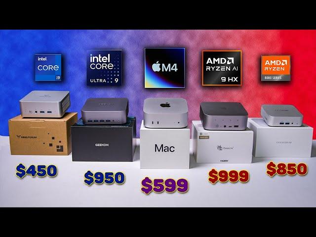 M4 Mac Mini vs Intel and AMD Flagships – It's Not Even Close!