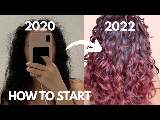 CURLY WAVY HAIR JOURNEY - HOW TO START YOURS (beginner tips)